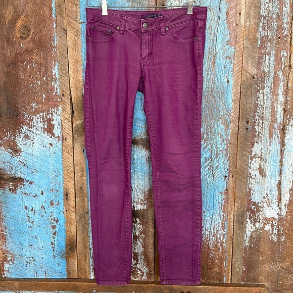 Prana Kara Slim Fit Purple Stretch Jean Size 6 - Picture 1 of 5